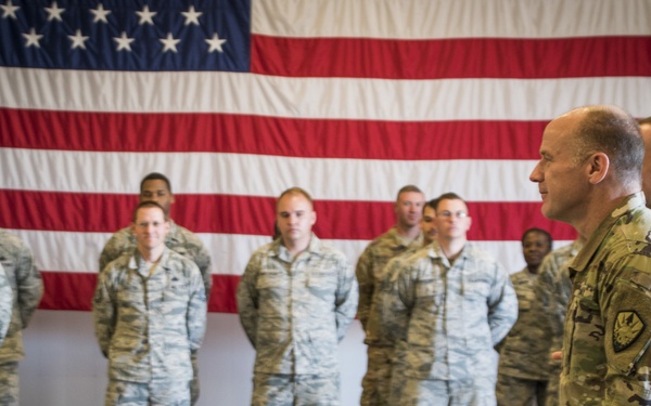 USTRANSCOM commander thanks air mobility forces for successfully executing their global missions in the midst of a pandemic