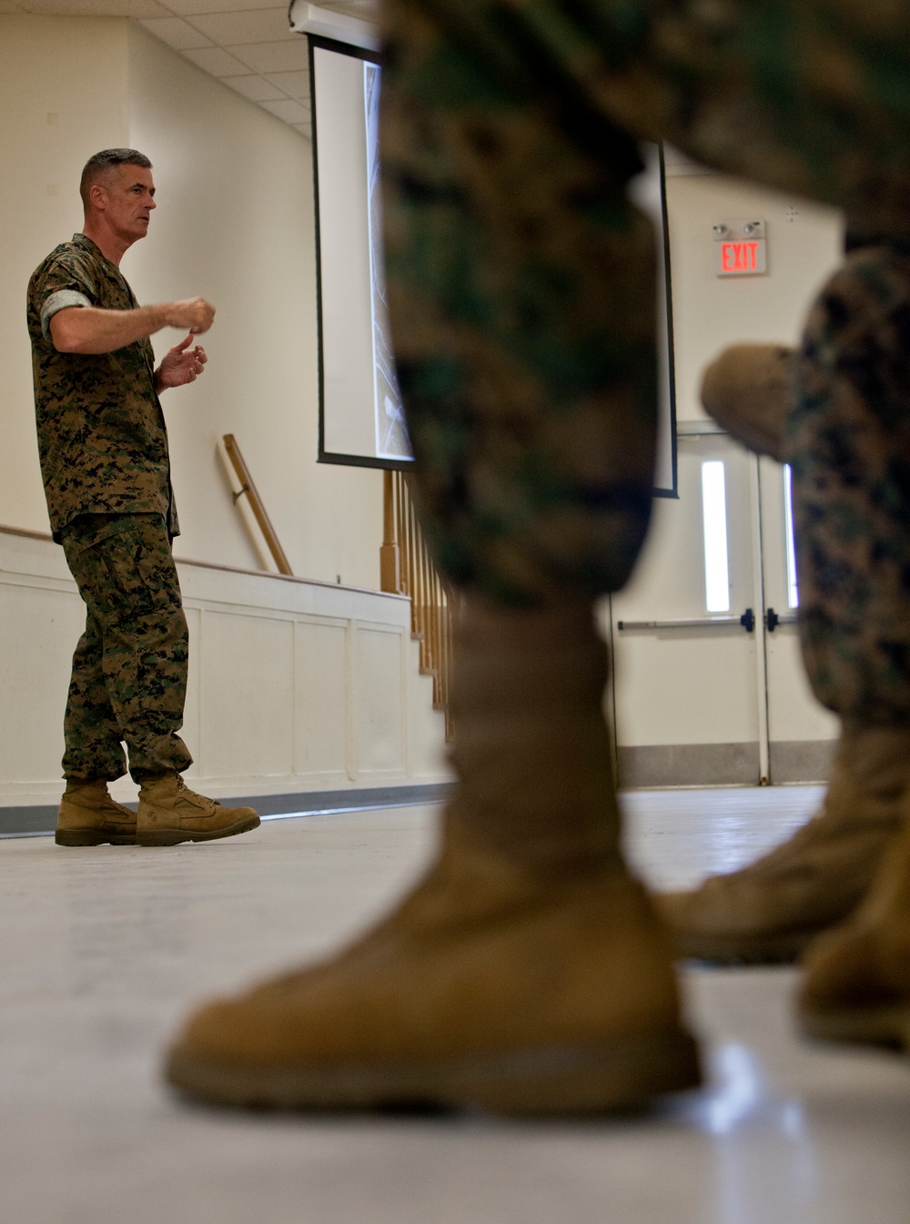 Marine Corps Combat Service Support School Town Hall Meeting