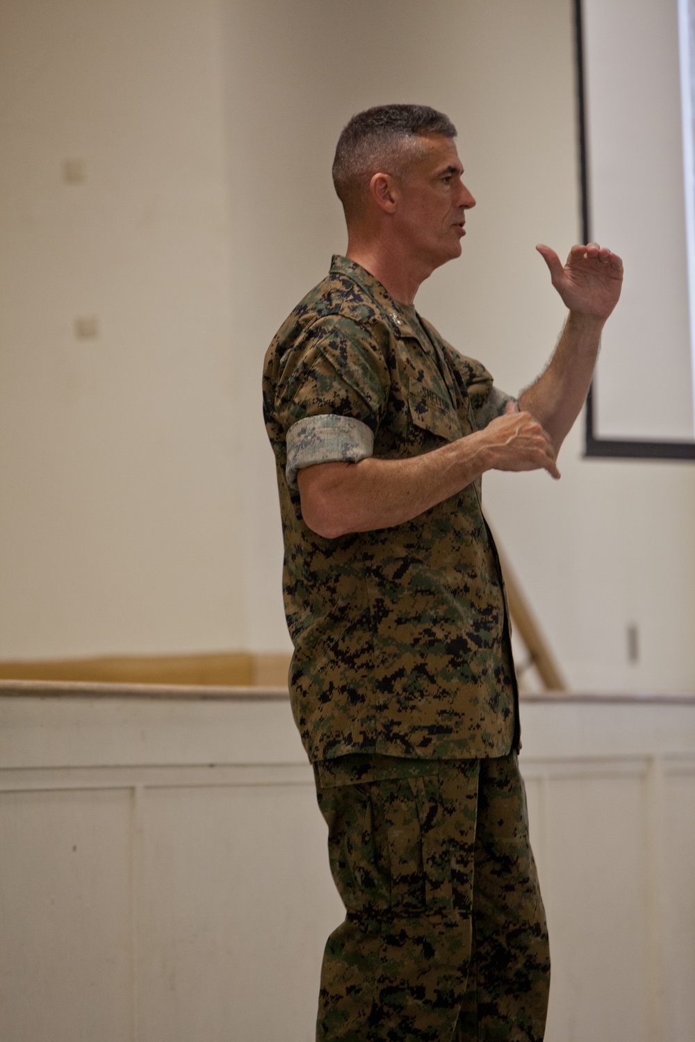 Marine Corps Combat Service Support School Town Hall Meeting