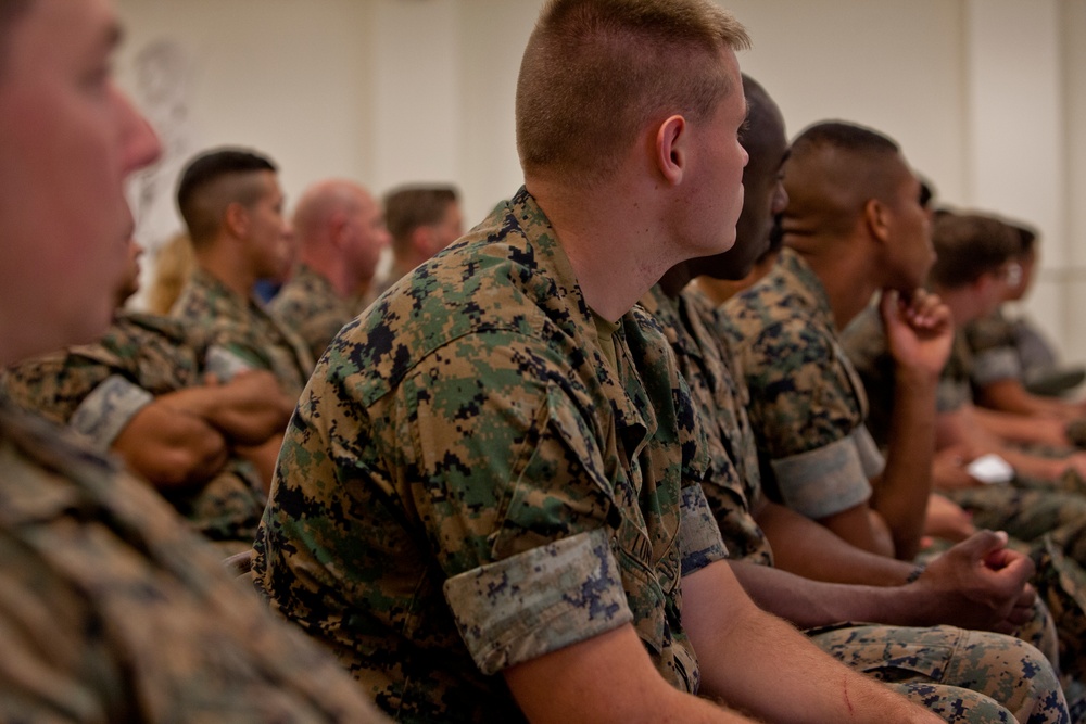 Marine Corps Combat Service Support School Town Hall Meeting