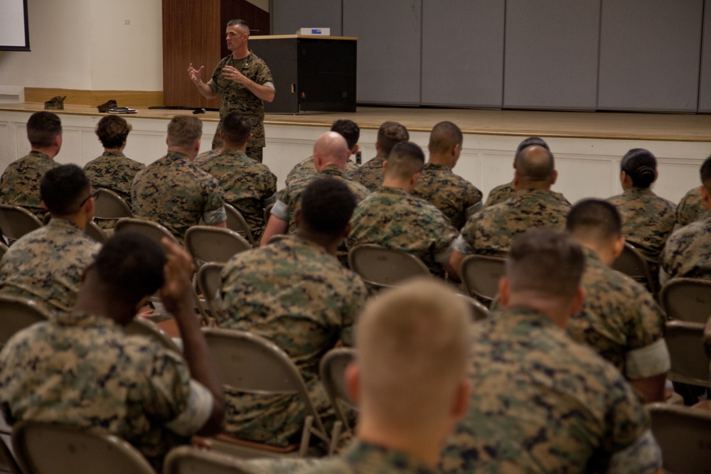 Marine Corps Combat Service Support School Town Hall Meeting