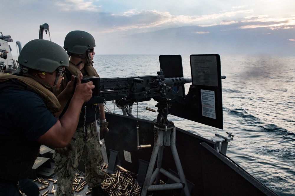 USS Jason Dunham .50-Caliber Live-Fire Exercise