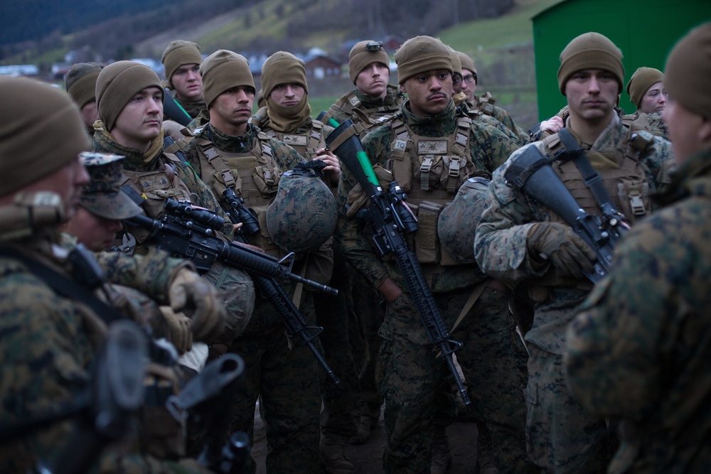 CLB-2 Marines Resupply Transport Fuel to a Combat Support Service Area