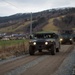 CLB-2 Marines Resupply Transport Fuel to a Combat Support Service Area