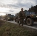 CLB-2 Marines Resupply Transport Fuel to a Combat Support Service Area