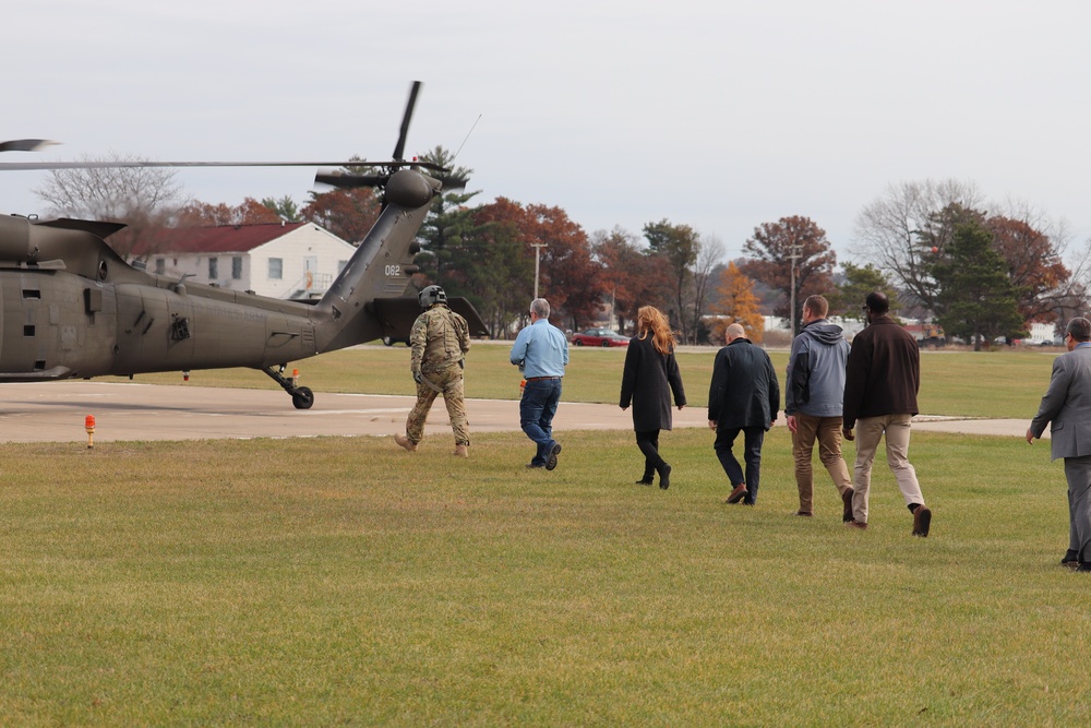 Senate staff delegates visit Fort McCoy to learn more about post