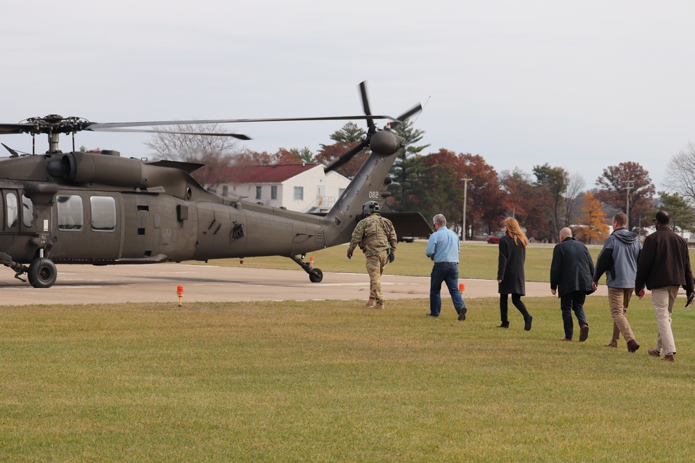 Senate staff delegates visit Fort McCoy to learn more about post