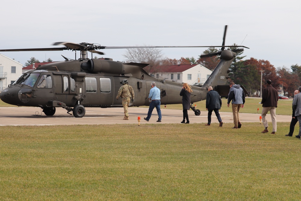 Senate staff delegates visit Fort McCoy to learn more about post