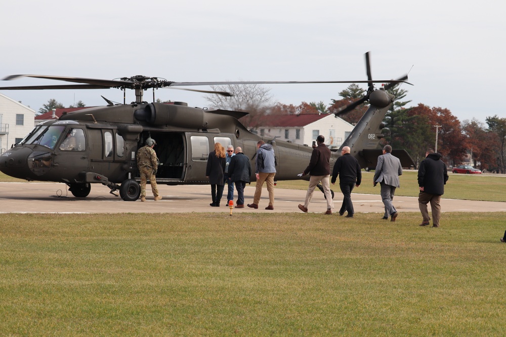 Senate staff delegates visit Fort McCoy to learn more about post