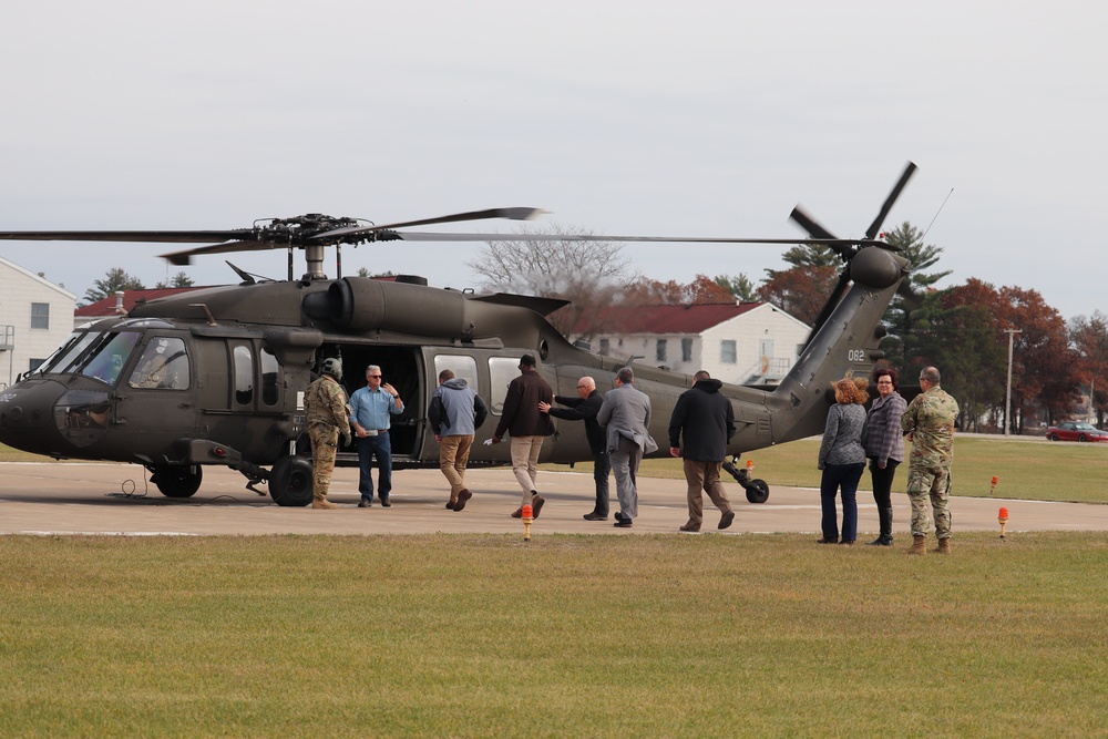 Senate staff delegates visit Fort McCoy to learn more about post