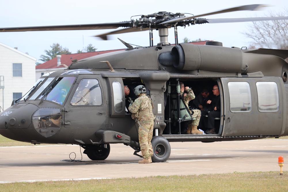 Senate staff delegates visit Fort McCoy to learn more about post