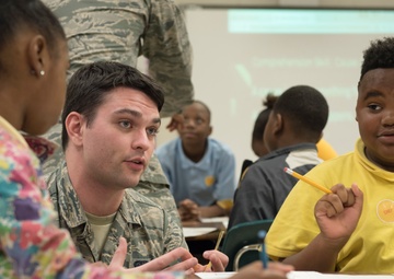 Maxwell-Gunter volunteers teach local youth the importance of financial literacy