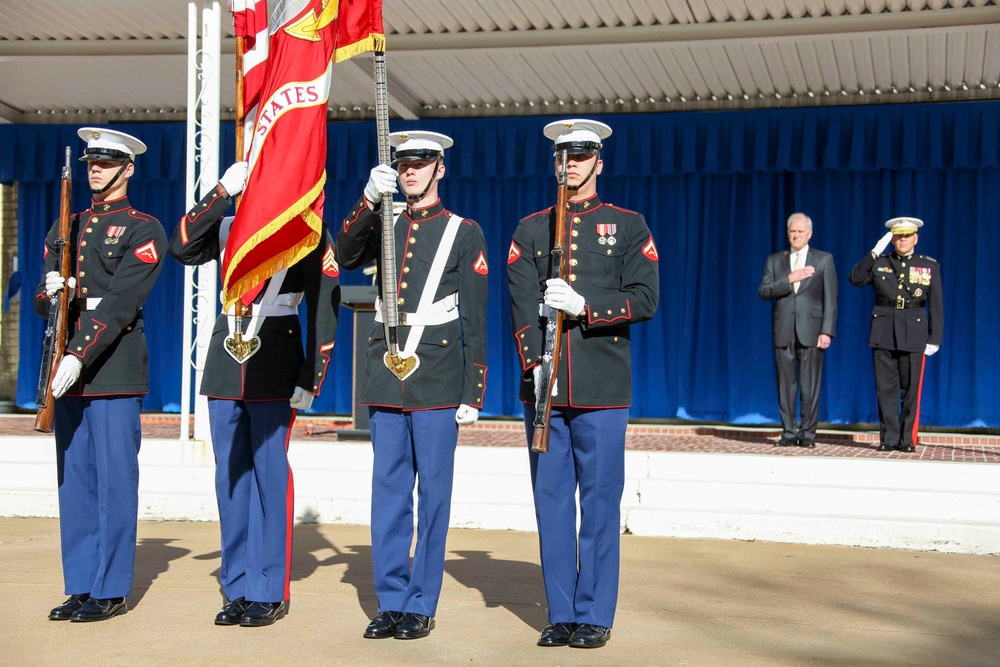 Pentagon Cake Cutting Ceremony