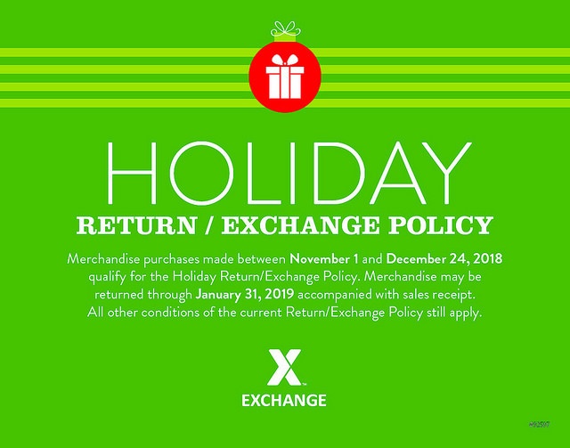 DVIDS News Exchange Extended Holiday Return Policy Offers