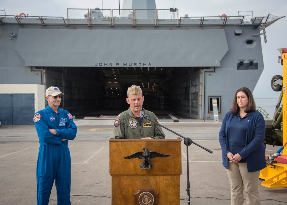 NASA URT Press Conference/JPM Tour