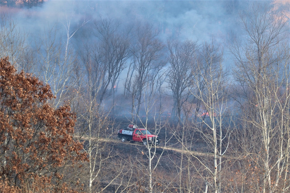 Fort McCoy’s 2018 prescribed burn season returns with November effort