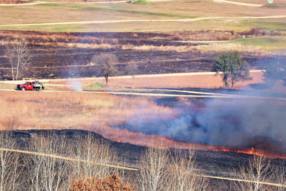 Fort McCoy’s 2018 prescribed burn season returns with November effort