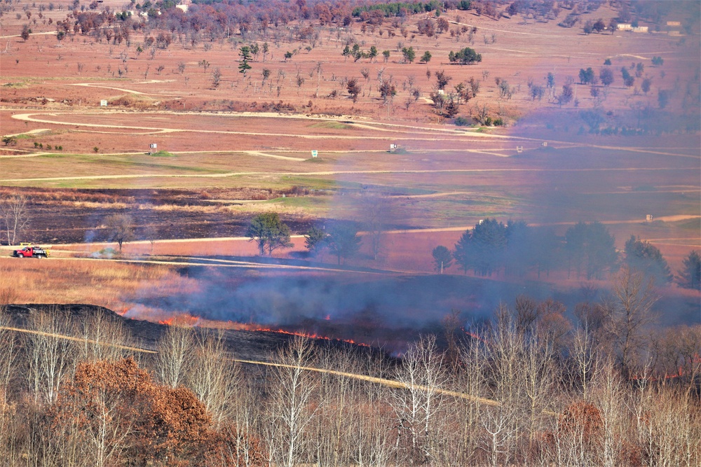 Fort McCoy’s 2018 prescribed burn season returns with November effort