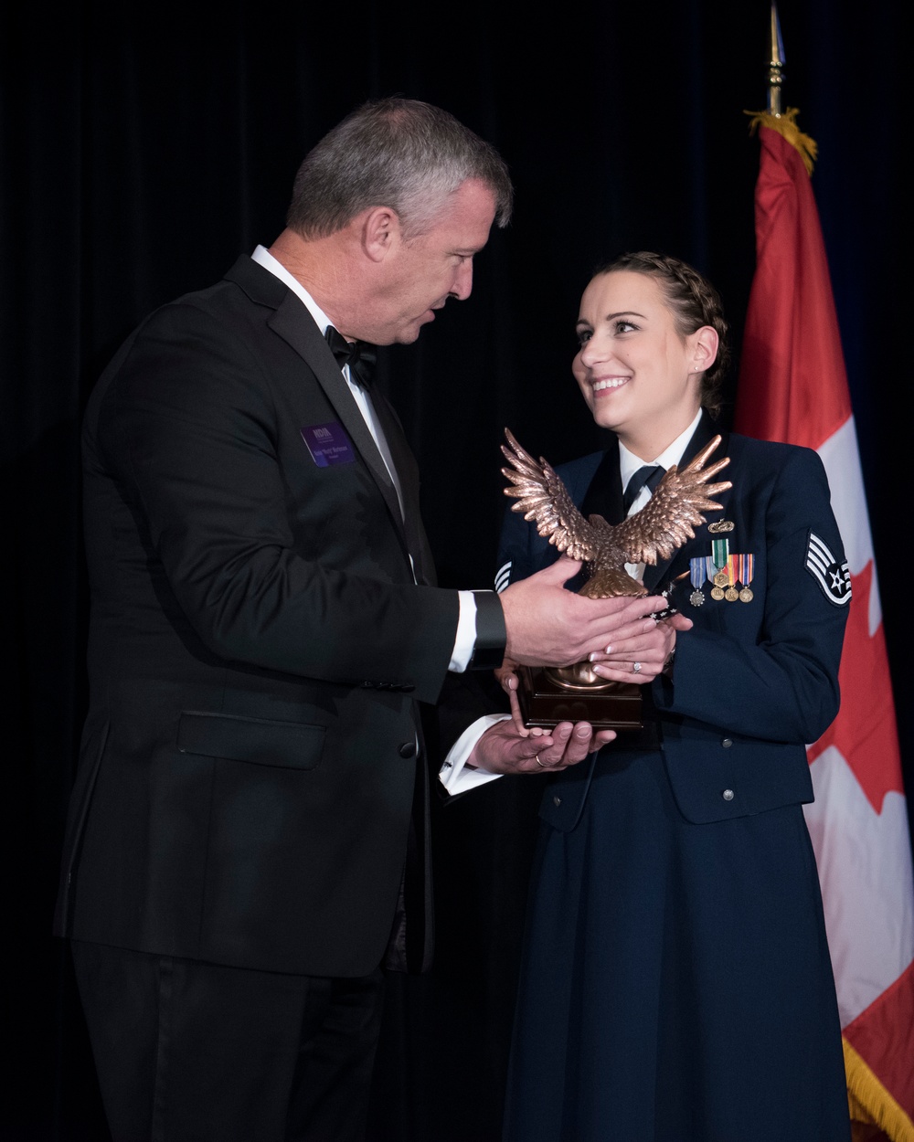 Headquarters AFSPC Airman Receives Patriot Award
