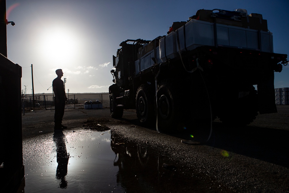 31st MEU, CLB-31 provide muscle for FEMA tent distribution on Tinian