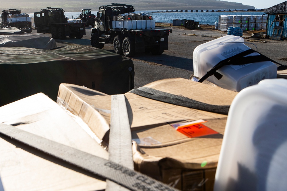 31st MEU, CLB-31 provide muscle for FEMA tent distribution on Tinian