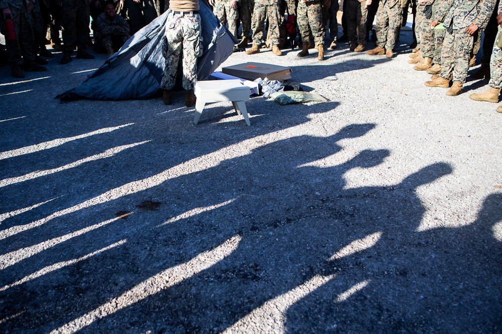 31st MEU, CLB-31 provide muscle for FEMA tent distribution on Tinian