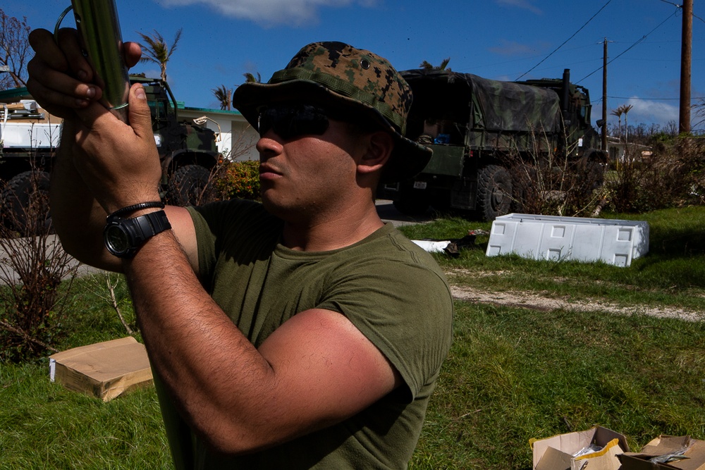 31st MEU, CLB-31 provide muscle for FEMA tent distribution on Tinian