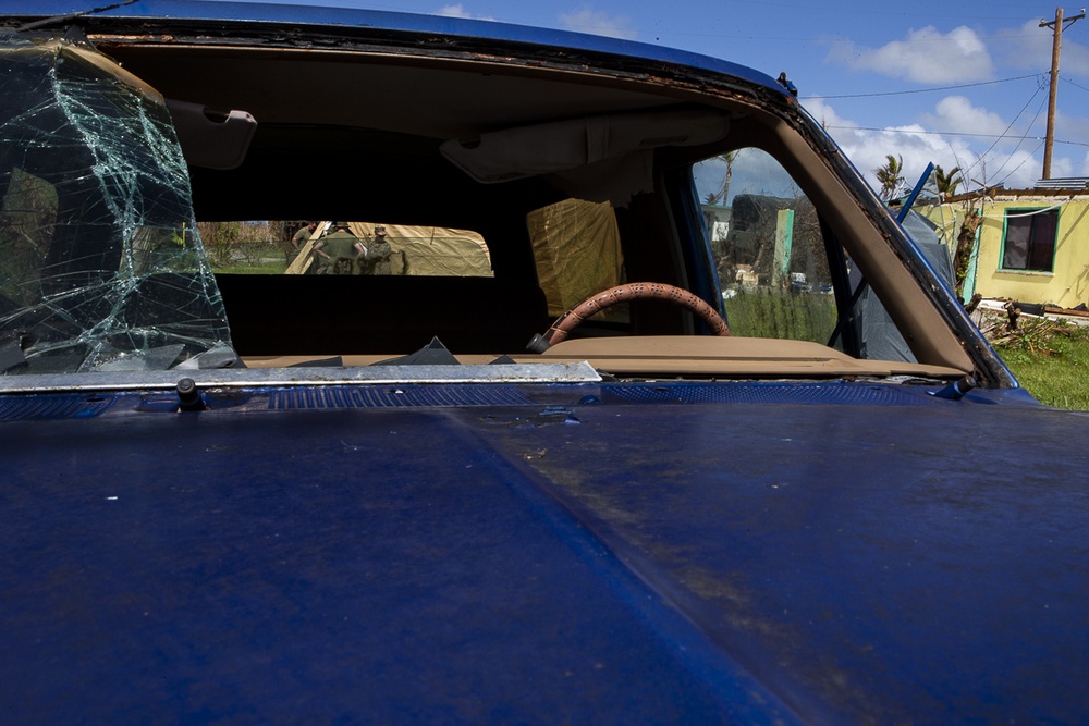 31st MEU, CLB-31 provide muscle for FEMA tent distribution on Tinian