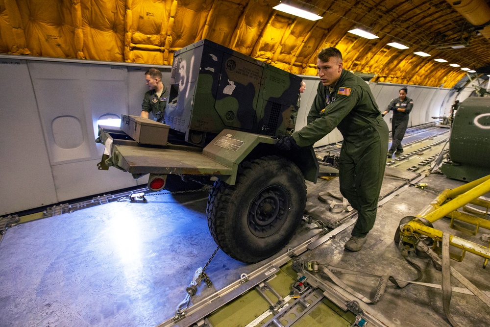 Preparing for the air show