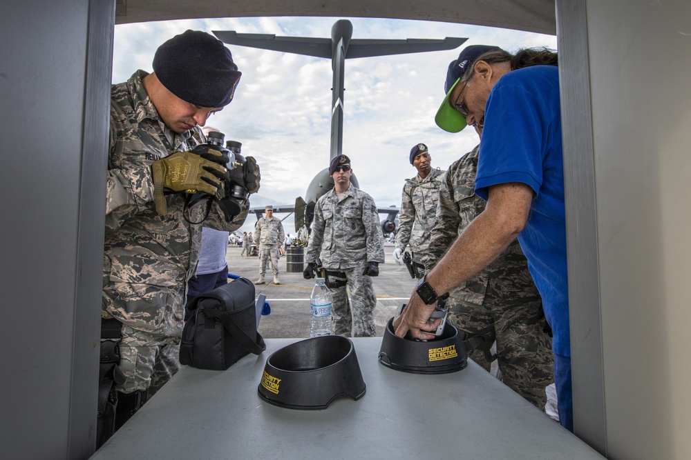 514th Security Forces guard air show