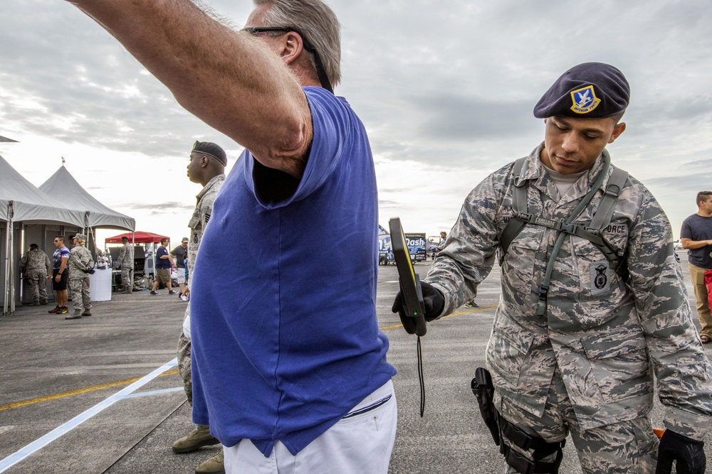 514th Security Forces guard air show