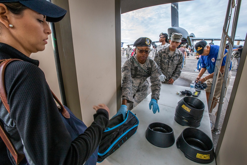 514th Security Forces guard air show