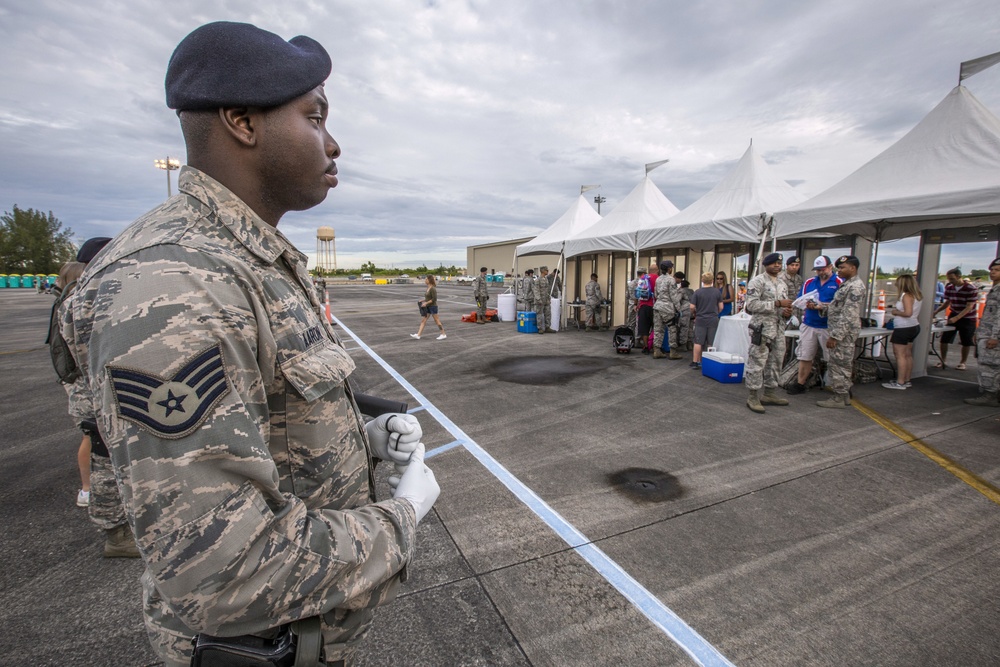 514th Security Forces guard air show