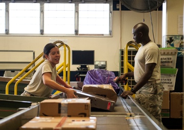 DET 3 distribute mails for all U.S. military services on Okinawa