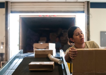 DET 3 distribute mails for all U.S. military services on Okinawa