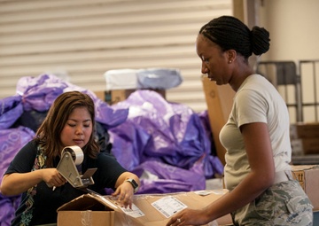 DET 3 distribute mails for all U.S. military services on Okinawa