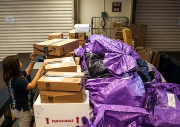 DET 3 distribute mails for all U.S. military services on Okinawa