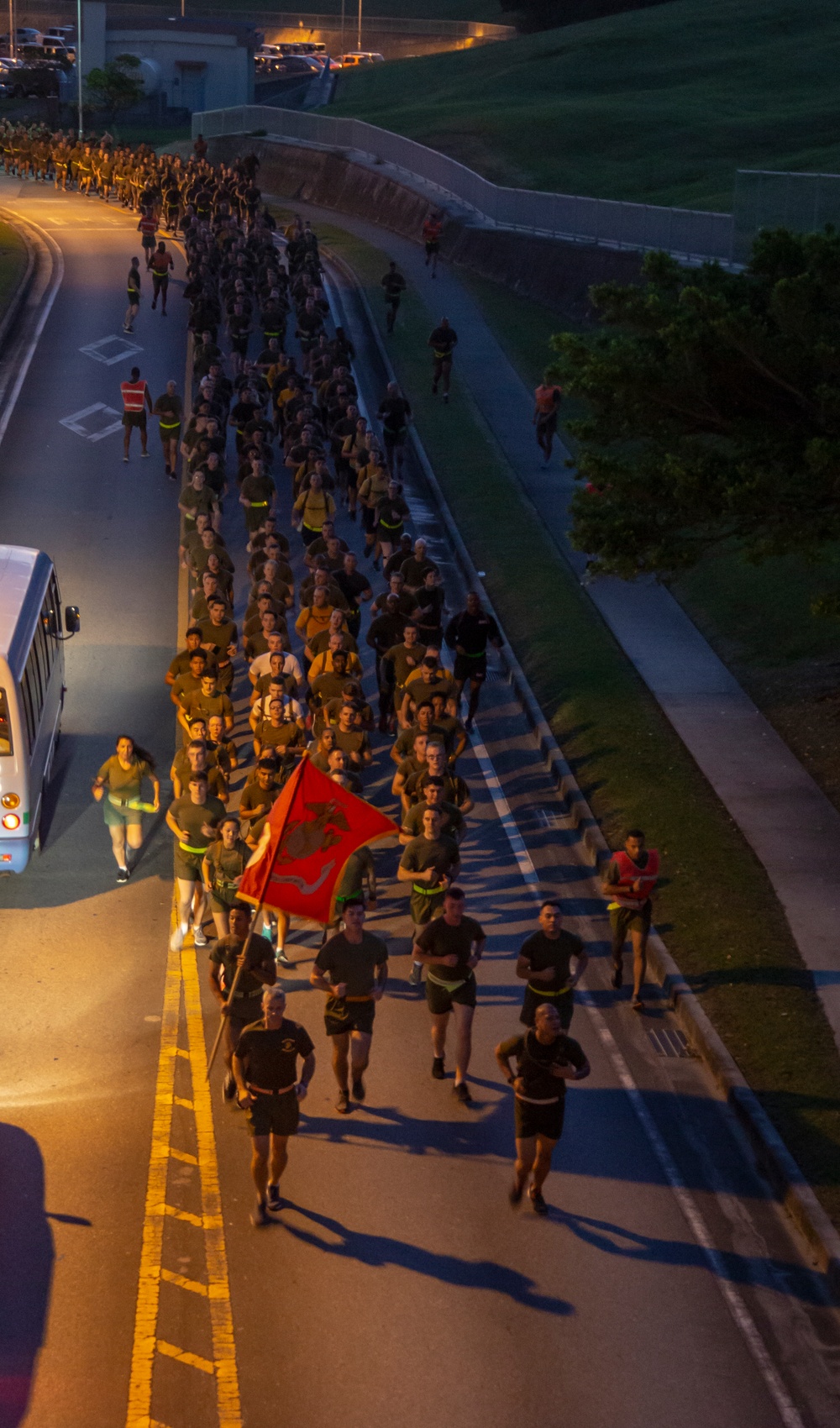 MCB Butler, Headquarters and Support Battalion Motivation Run