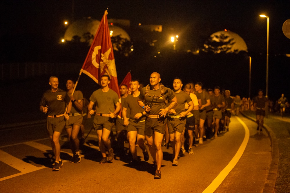 MCB Butler, Headquarters and Support Battalion Motivation Run