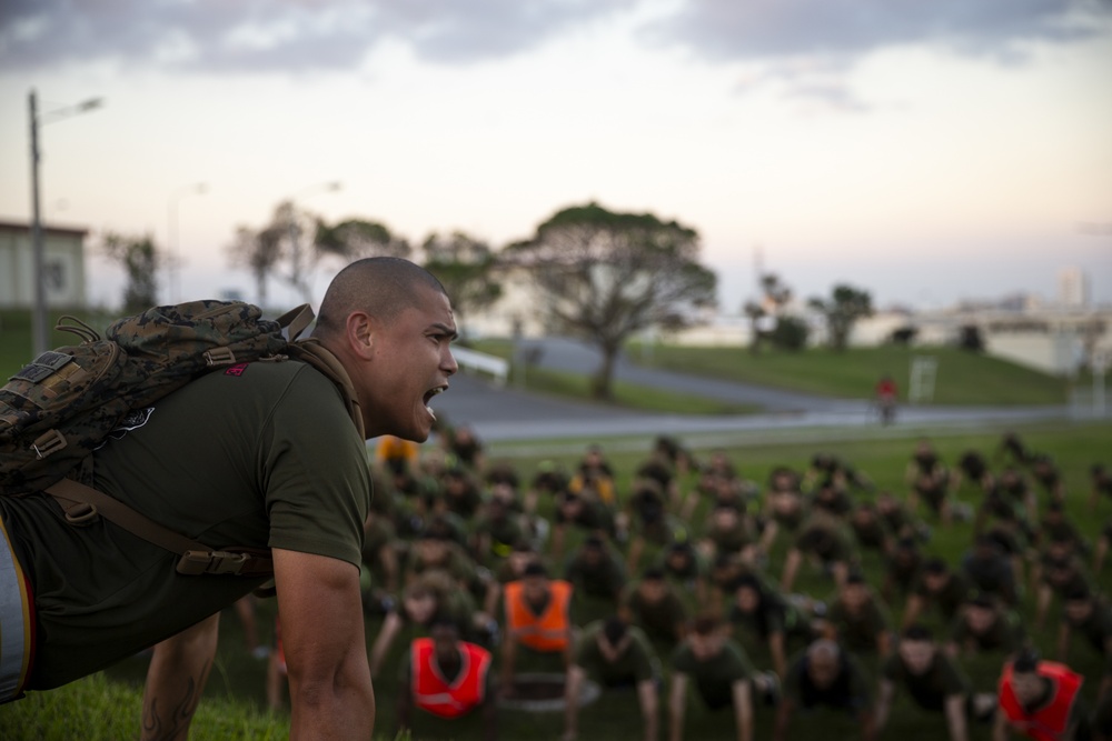 MCB Butler, Headquarters and Support Battalion Motivation Run