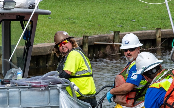 U.S. Coast Guard Begins Process Of Removing Damaged Boats