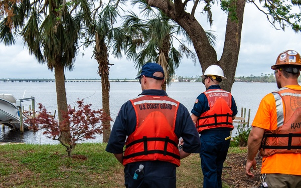 U.S. Coast Guard Begins Process Of Removing Damaged Boats