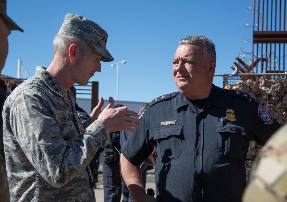 Gen. O'Shaugnessy visits Southwest Border