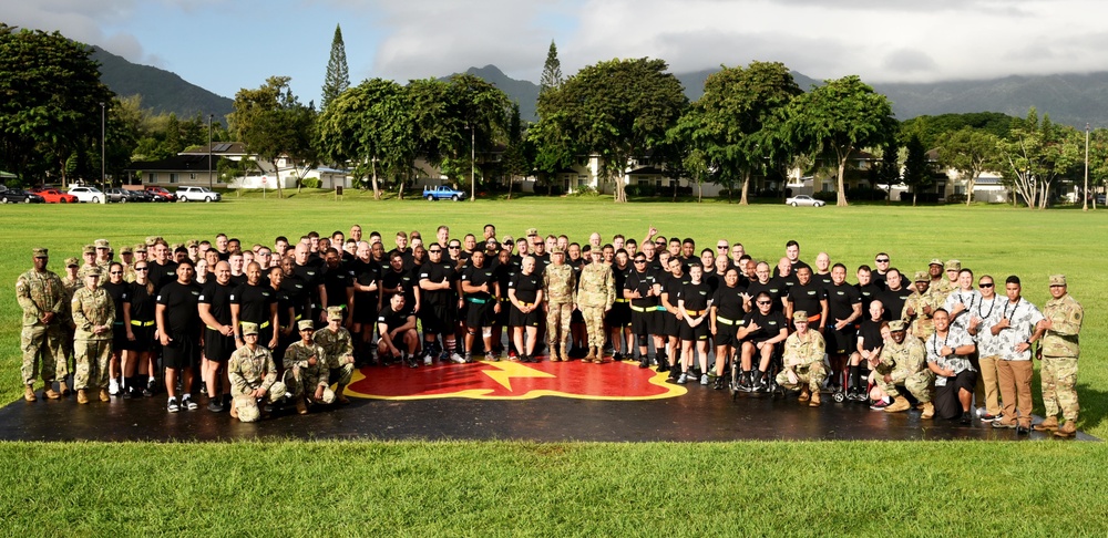 Pacific Regional Trials 2018: Competitors and support at the Opening Ceremony