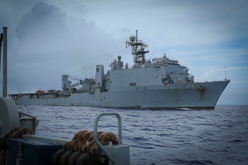 U.S.S Ashland Offloading for Saipan