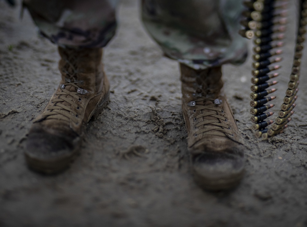 Muddy boots and bullets