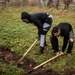 Tennessee Guardsmen build a playground for children in Ukraine