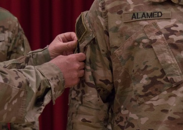 U.S. Army Central Headquarters and Headquarters Battalion combat patching ceremony