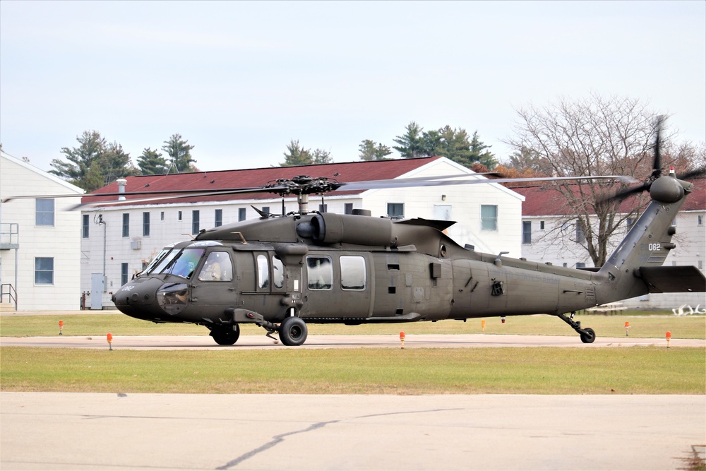 Wisconsin National Guard UH-60 Blackhawk operations at Fort McCoy