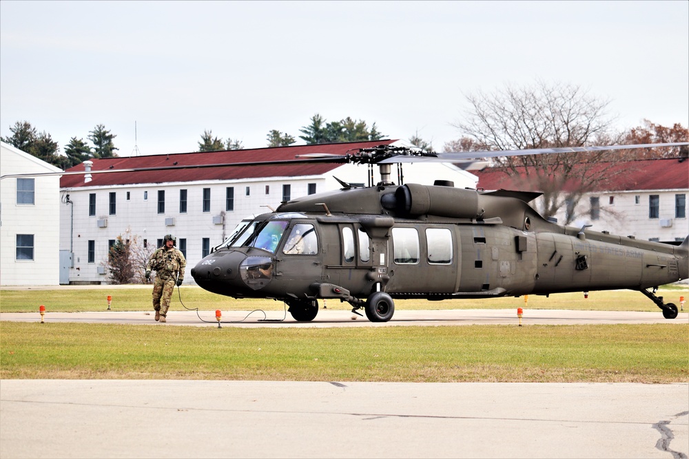 Wisconsin National Guard UH-60 Blackhawk operations at Fort McCoy